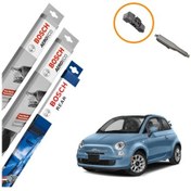 Resim Fiat 500 Muz Silecek Takımı Ön Arka Bosch Aeroeco 2008-2020 