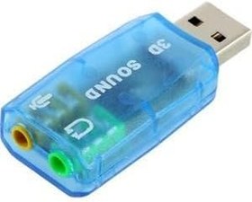 Resim Usb ses kartı 3d 5+1 ses kartı usb sound controller 