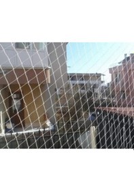 Resim Balkon Filesi 3X20 Metre Toplam 60M2 Bahçe Kuş Kedi Engelleme Ağı 