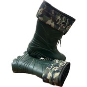 Resim Palmier Eva Termal Avcı Çizme Haki SuGeçirmez KonçluHafif Termal Çorap Kaymaz Taban Soğuk İzolasyon(POŞETLİ) 