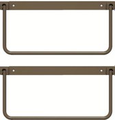 Resim Sinuoshop 2 Adet Katlanır Karavan Ayakkabı Rafı Duvar Montajlı Alüminyum Ayakkabı Askılığı 