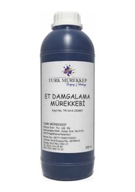 Resim Turk Mürekkep Et Damgalama - Markalama Mürekkebi 500 ML Mor - mavi 