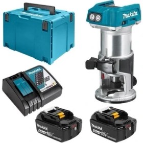 Resim Makita DRT50RTJ Çift Akülü Freze (2x5.0Ah) 