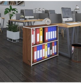 Resim Kenzlife Klasörlük Raflı Burutay Cvz 70 80 30 Kitaplık Ofis Arkalıksız Çok Renkli 