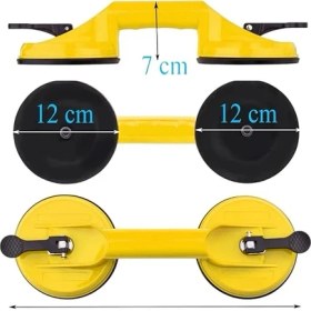 Resim Lidyahan Store Vantuz Cam Vakumlu Fayans Ahşap Tutucu Taşıma Araba Kaporta Göcük Çektirme 2'li Plastik 