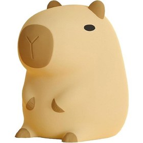 Resim Kapibara Gece Lambası Usb Şarj Edilebilir Taşınabilir Dokunmatik Kontrol Lambası B 