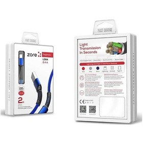 Resim Zore Ls64 Micro Usb Hızlı Şarj Ve Data Kablosu 2 Metre 2.4A 