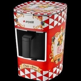 Resim Arçelik K 3300 CR Capri Red Türk Kahve Makinesi 