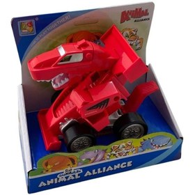 Resim KentOyuncaK Dönüşebilen Dinozor Transformer Robot KD-8815E 