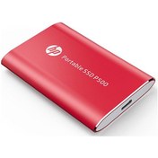 Resim HP P500 120 GB Tip-C USB 3.1 SSD Sabit Disk Kırmızı 