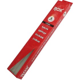 Resim Rox Kalın Şeffaf Mum Silikon Çubuk 11.3 mm 8'li 