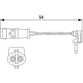 Resim Bosch BALATA FISI MERCEDES W176 W177 W246 W247 W205 C117 W213 A1695401617 