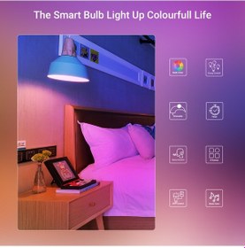 Resim Vkemall E26 Wifi Akıllı Ampul 9w - Rgb+sıcak Soğuk Işık 2700k-6500k - App Ve Ses Kontrolü - 120v Amerikan Standartı - 8 Işık Senaryosu - Dimmable 