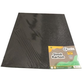 Resim Bafix Simli Karton 50x70 Siyah-10-pkt 