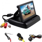 Resim KİNGVOX 4.3 inç Kızaklı Araç Monitör + Araç Geri Görüş Park Kamerası Md2 