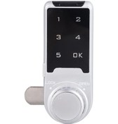 Resim Tenfowee Çinko Alyüminyum Dokunmatik Kodlu Dolap Kilit - Çekmece/sekreterlik/şifreli Depolama, Sanal Şifre Özelliği, Gömülü Pil İle Teslim T9 