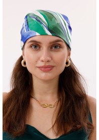 Resim Desenli Fular Bandana Aksesuar Renkli 