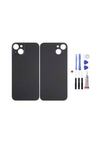 Resim Apple Uyumlu iPhone 15 Plus Siyah Arka Cam Kapak Pil Kapağı Tamir Set B7000 Set Siyah 