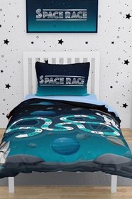 Resim MONOHOME Number Space Çocuk Nevresim Takımı 3D Pamuk Saten, monohome1924 