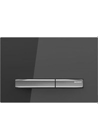 Resim Geberit Sigma50 115.788.sd.2 Kumanda Paneli, Çift Basmalı, Füme Cam Füme 