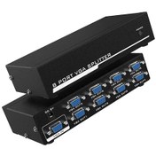Resim Aghbilgisayar 8 Port Vga Splitter Adaptör Destekli Vga Görüntü Çoklayıcı 15 Pin 
