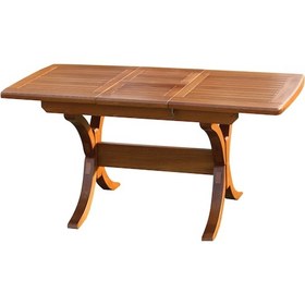 Resim Side Açılır Ahşap Masa 90X160 Iç-Dış Mekan Ev-Cafe-Bahçe 