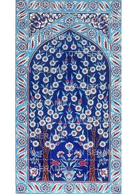 Resim Can Seramik - 60x110 CM El Dekoru İznik Çini Pano 