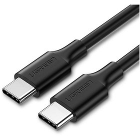 Resim UGREEN USB-C 60W 3A QC PD Hızlı Şarj Kablosu 1 Metre Siyah 50997 