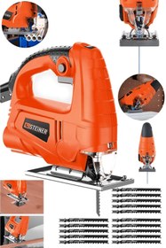 Resim STEİNER 4000 W Sjs Metal Şanzıman 6 Kademe Devirli Bakır Sargılı Dekupaj Testere Makinesi 15uç 