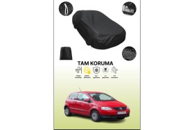 Resim Dokaca Siyah Volkswagen Fox 3door Europe Uyumlu Araba Brandası, Koruyucu Örtü, Oto Branda 