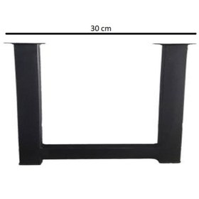 Resim 4K HOME DESİNG Masa Ayağı Metal Sehpa Ayak Bank Orta Sehpa Ofis Mobilya 40cm 