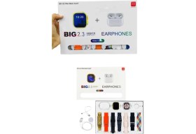 Resim Akıllı Saat Bluetooth Kulaklık Hediyeli Bildirim Görme Sesli Görüşme Çoklu Kordon 