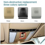 Resim Wondernest Mercedes-benz W221 2006-2013 Sol Sürüş Sunroof Anahtarı Kubbe Işık Düğmesi Siyah Siyah 