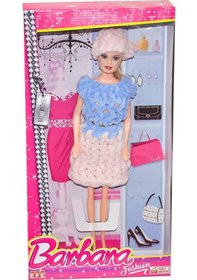 Resim 296 Örme Kıyafetli Şapkalı Bebek - Efe Toys 
