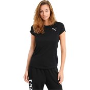 Resim Puma Active Tee - Kadın Siyah Spor T-Shirt - 586857 01 