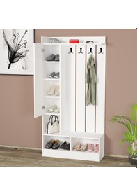 Resim Kalender Dekor Lityum-1 Lty01 Portmanto Vestiyer Ayakkabılık 