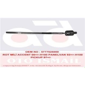 Resim KAPIMSAN 10-11902 ROT MİLİ ACCENT 00-06 H100 97- 