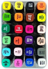 Resim Masis Çift Taraflı Twin Grafik Marker Kalem Seti 24 Renk 