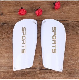 Resim Beyaz Tekmelik Yetişkin Çocuk Nemli Yerleşimler Futbol Tekmelikler Pedleri Bacaklar Koruyucu Beyaz 