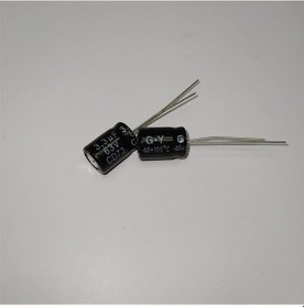 Resim 3.3mf 63v 8x11 Elko Kondansatör 100 Adet 