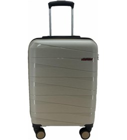 Resim Las Vegas Polo Polipropilen Üçlü Valiz Set Bej 