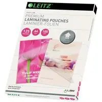 Resim Leitz Laminasyon Filmi 125 Mikron A4 100 Adet 