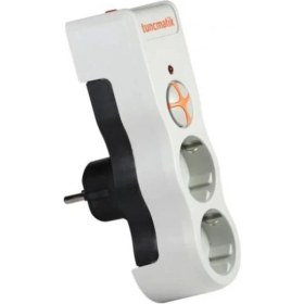 Resim tunçmatik tsk19021 powersurge2 enerji koruma prizi 2li 1050 joule beyaz priz 