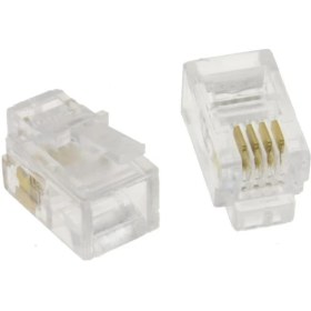 Resim YKA 4p/4c Rj9 Jack 4 Pin 100 Adet 