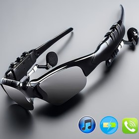 Resim Kablosuz Gözlük Kulaklık Mikrofonlu - Açık Kulak Tasarımı, USB-C Şarj, Ses Kontrol Düğmeleri, Hafif ve Rahat Kullanım için Arama, Video Toplantıları, Müzik - Akıllı Telefonlarla Uyumlu, Kablosuz Kulaklıklar, Toplantı Ses Ekipmanı, Modern Kulaklık Tasarımı, Dayanıklı Kulaklık 