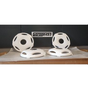 Resim 17.5 Plastik Jant Kapağı 2 Düz 2 Bombeli Fırfırlar Dahil Garage453 