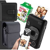 Resim Fujifilm instax Mini LiPlay Fotoğraf Makinesi + Çanta + Albüm + 20'li Film Set ( Fujifilm