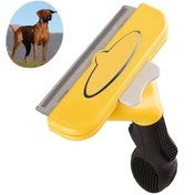 Resim BUFFER® Kedi ve Köpekler İçin Kısa Tüylü Köpek Tarağı Tüy Toplayıcı Tarak Large 