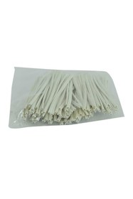 Resim Mestore Bağlama Teli Tel Klips Pvc Kaplamalı Beyaz 100 Gr Takribi 100 Adetli 1 Paket - OEM458-10714 