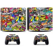 Resim Kt Grup Sticker Bomb Playstation 4 Pro Full Sticker Kaplama 